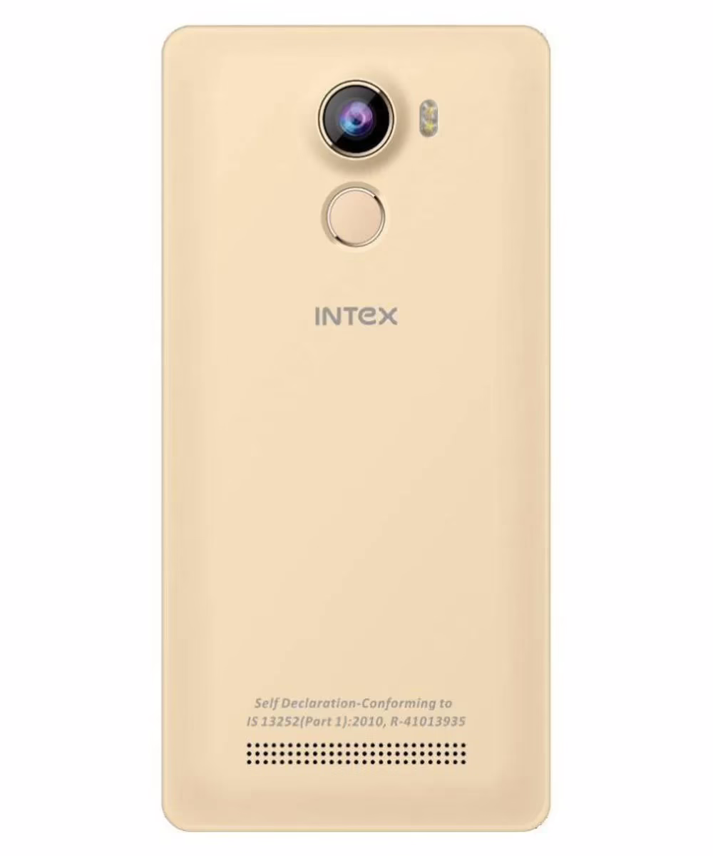 Intex Aqua Secure ( 8GB Champagne ) - Image 2