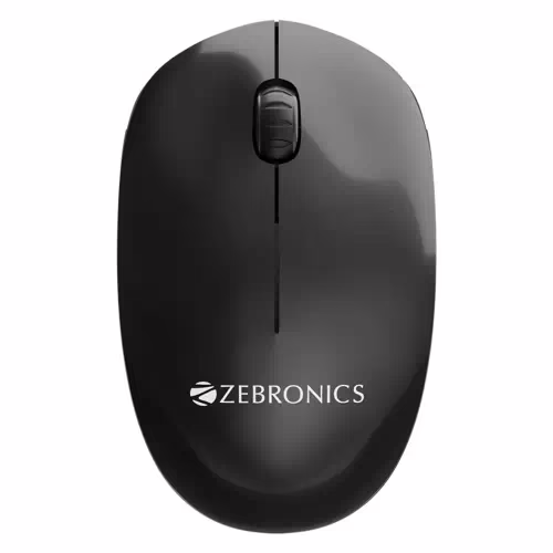 ZEBRONICS Zeb CHEETAH Wireless mouse with 1600 DPI, High accuracy, Ergonomic design Wireless Optical Mouse??(USB 2.0, Black)