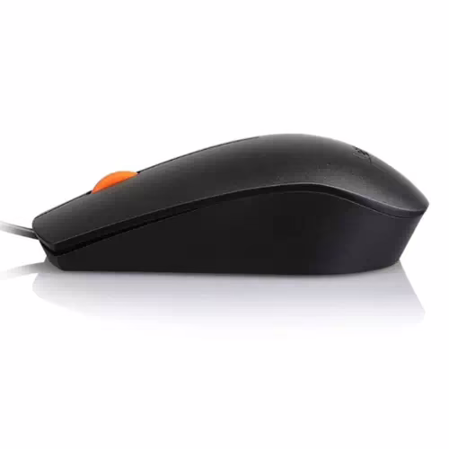 Lenovo KB MICE_BO 300 USB Mouse Wired Optical Mouse??(USB 2.0, Black) - Image 3