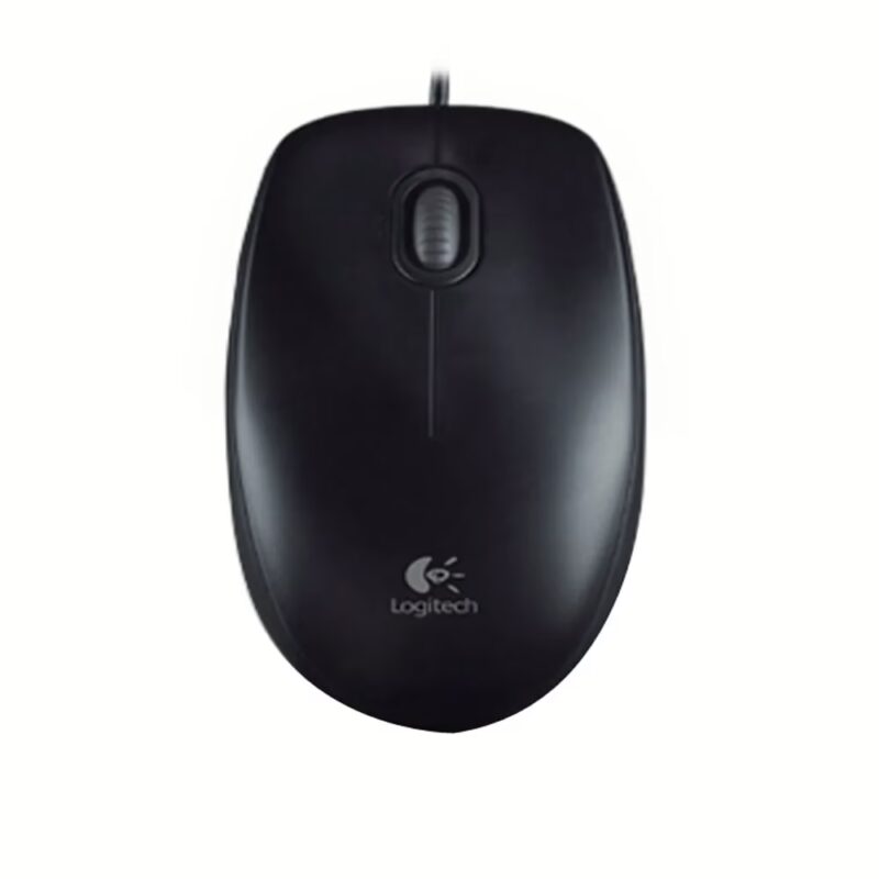Logitech M100R USB 2.0 Optical Mouse (Black)