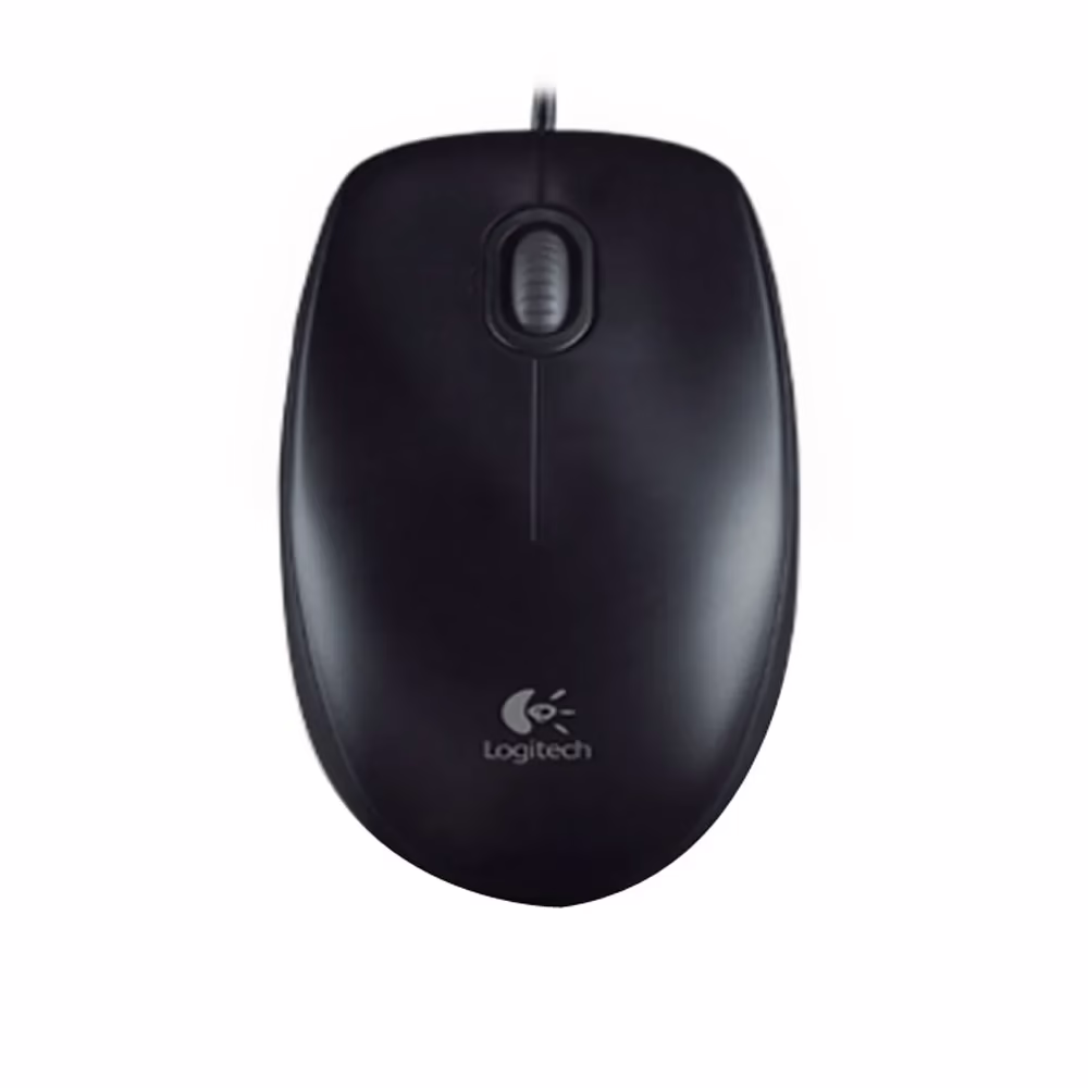 Logitech M100R USB 2.0 Optical Mouse (Black)