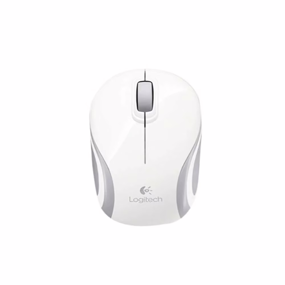 Logitech M 187 Wireless Optical Mouse (White)