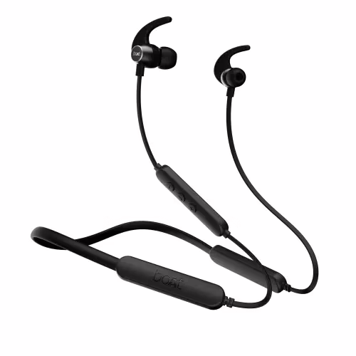 boAt Rockerz 255 Pro+ /258 Pro+ with ASAP Charge and upto 60 Hours Playback Bluetooth Headset??(Active Black, In the Ear)
