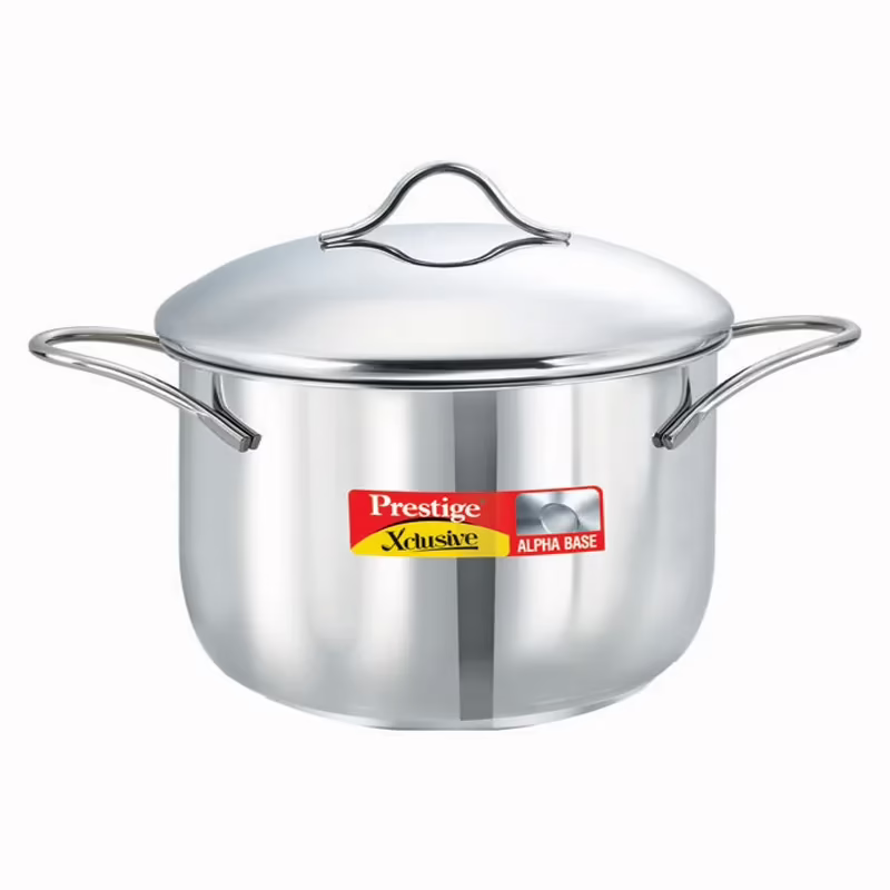 Prestige Xclusive Alpha Deep Pot 240 mm Stainless Steel cookware