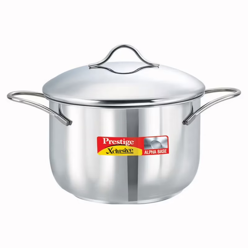 Prestige Xclusive Alpha Deep Pot 200 mm Stainless Steel cookware