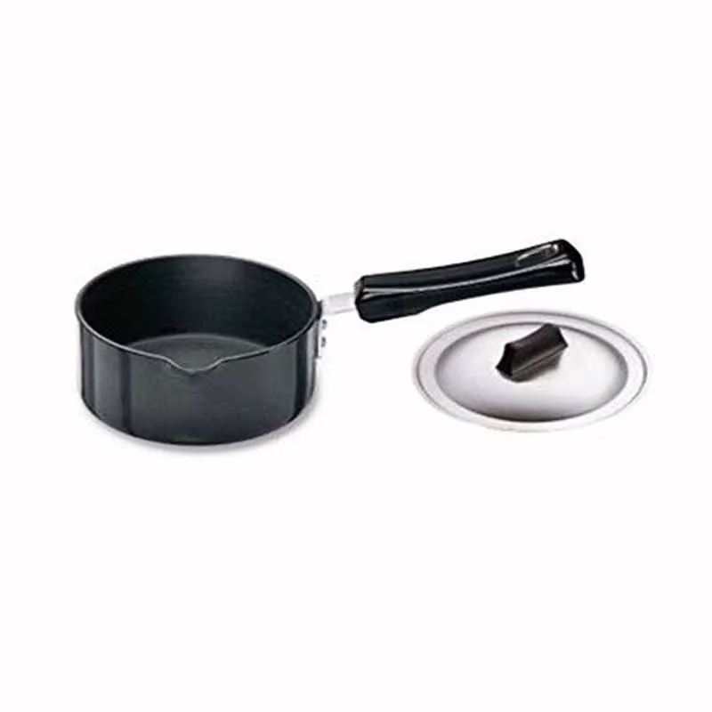 Hawkins Black Hard Anodised Aluminium Sauce Pan - 1 Ltr