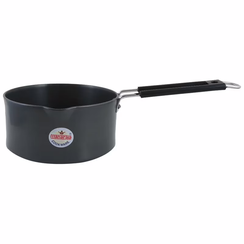 Maharaja Black Aluminium Sauce Pan - 1.5 Litre