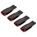 Sandisk Cruzer Blade 8gb Pen Drive - Pack Of 4