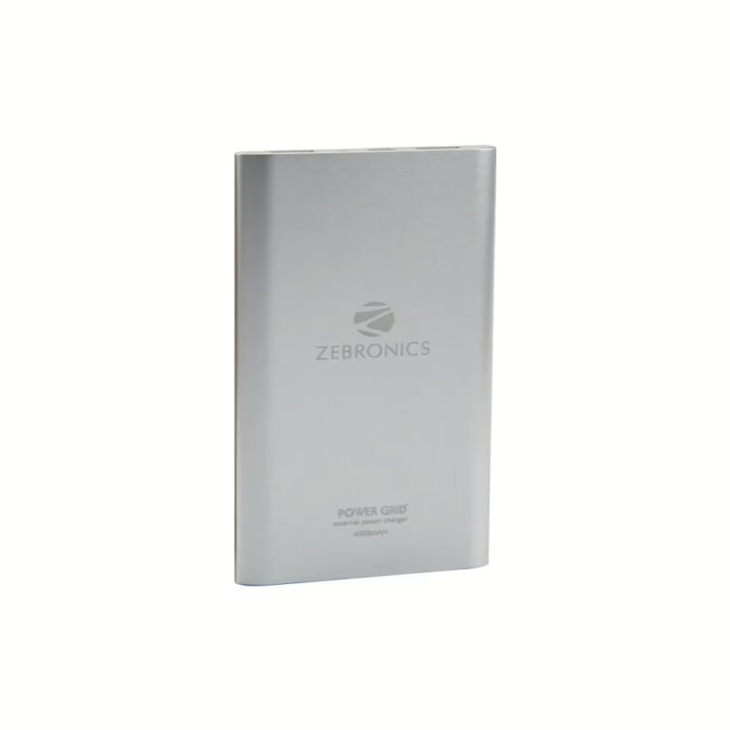 Zebronics PG4000 4000 mAh Power Bank - Sliver