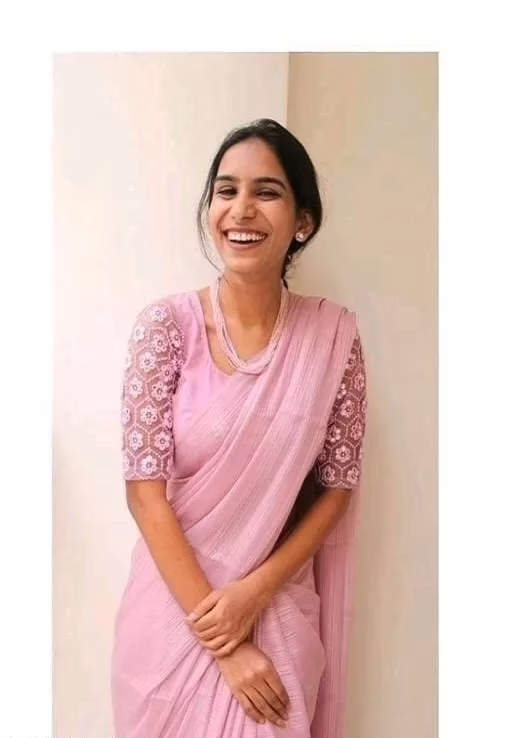 Alisha Pink Georgette Embroidered Sarees - Image 2
