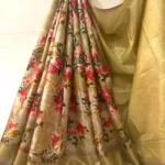 Classy Floral Printed Khadi Silk Sarees