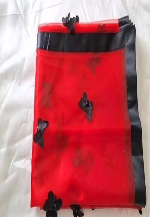 Adrika Banarasi Net Red Sarees - Image 4