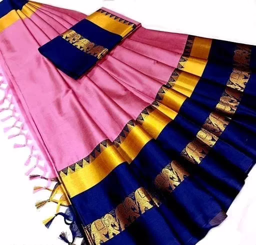 Jivika Classic Petite Cotton Silk Multi Sarees