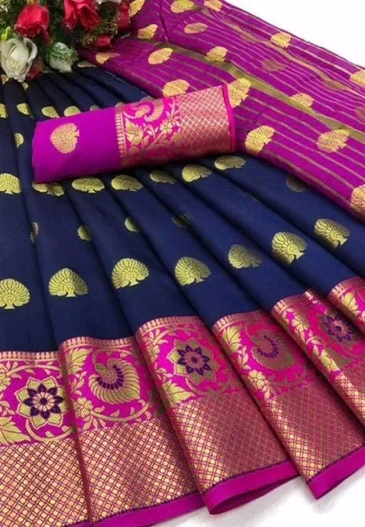 Aagyeyi Multi Pretty Banarasi Silk Sarees