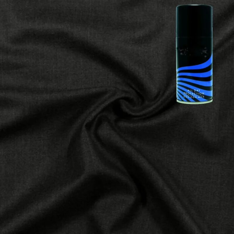Raymond Men Poly Blended Suit Fabric Black Free Deo