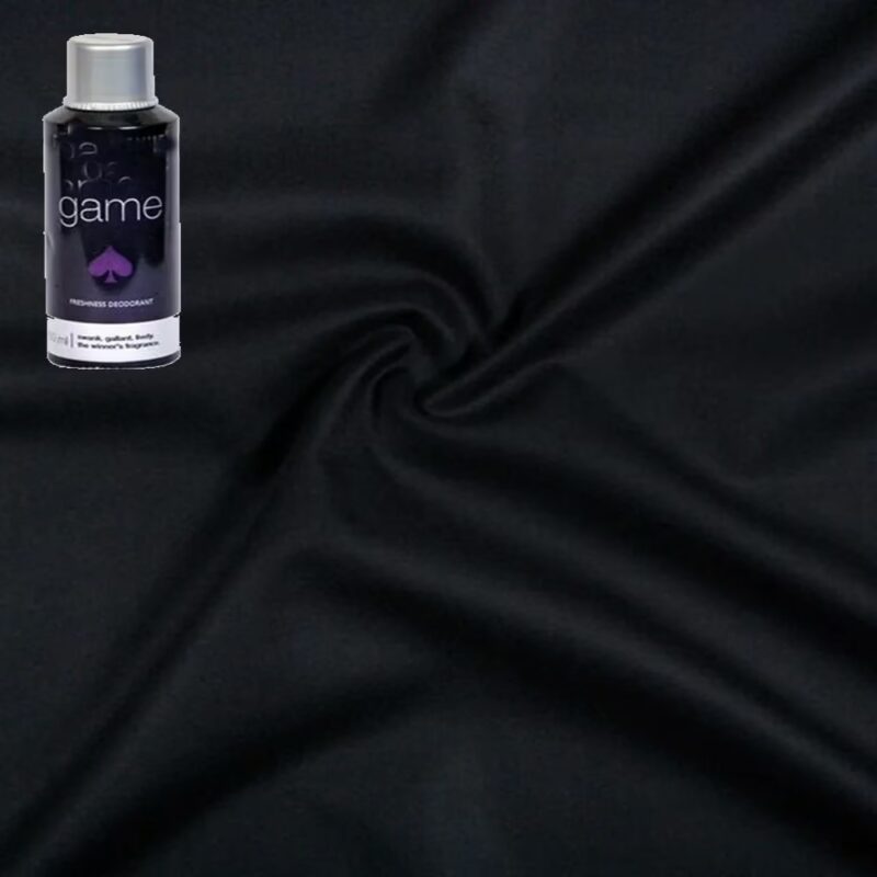 Raymond Men Poly Blended Suit Fabric Black Free Deo