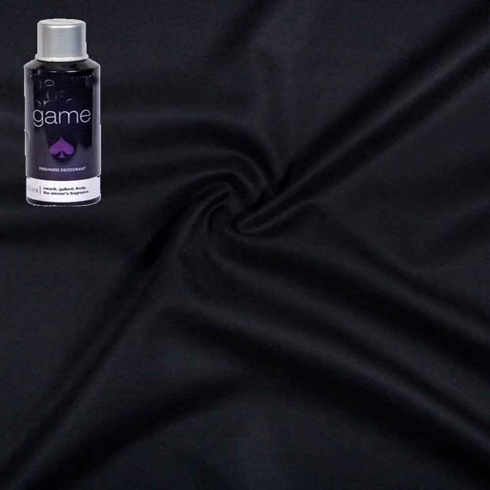 Raymond Men Poly Blended Suit Fabric Black Free Deo