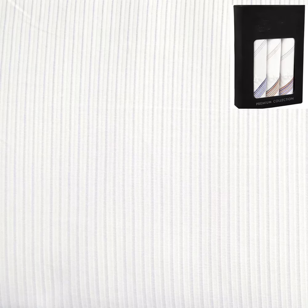 Raymond Men Poly Blended Shirting Fabric White Free Handkerchief