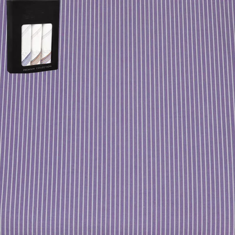 Raymond Men Poly Blended Shirting Fabric Purple Free Handkerchief