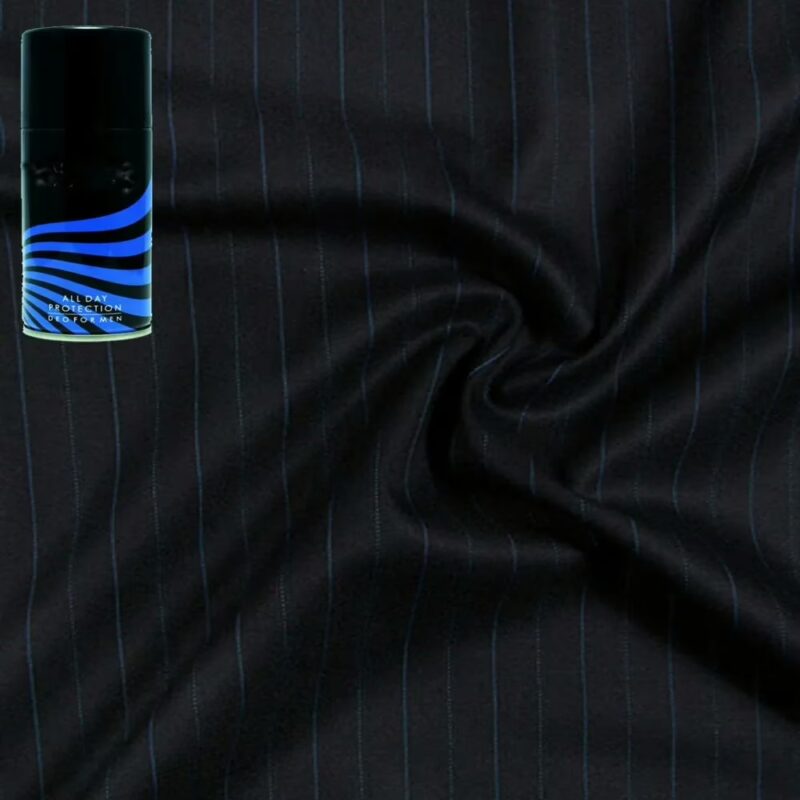 Raymond Men Poly Blended Suit Fabric Black Free Deo