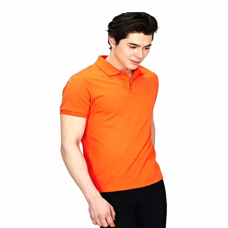 Season Classic Royal Orange Cotton Blend T-shirt - Image 2