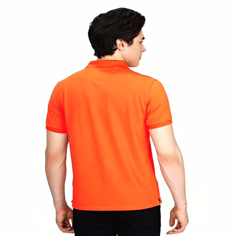 Season Classic Royal Orange Cotton Blend T-shirt - Image 3