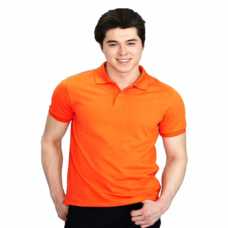 Season Classic Royal Orange Cotton Blend T-shirt
