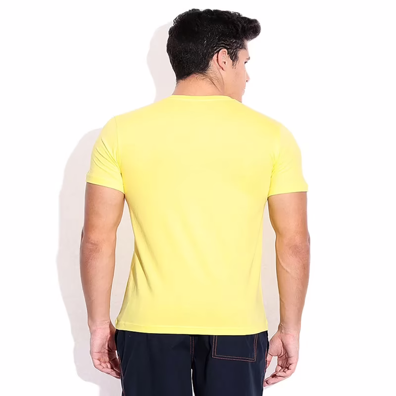 Season Under Colors of Benetton Yellow Round T Shirt - Image 3