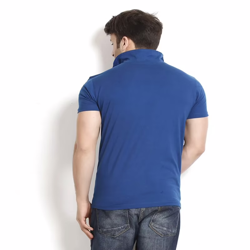 Seasons Classy Dark Blue Polo T Shirt - Image 2