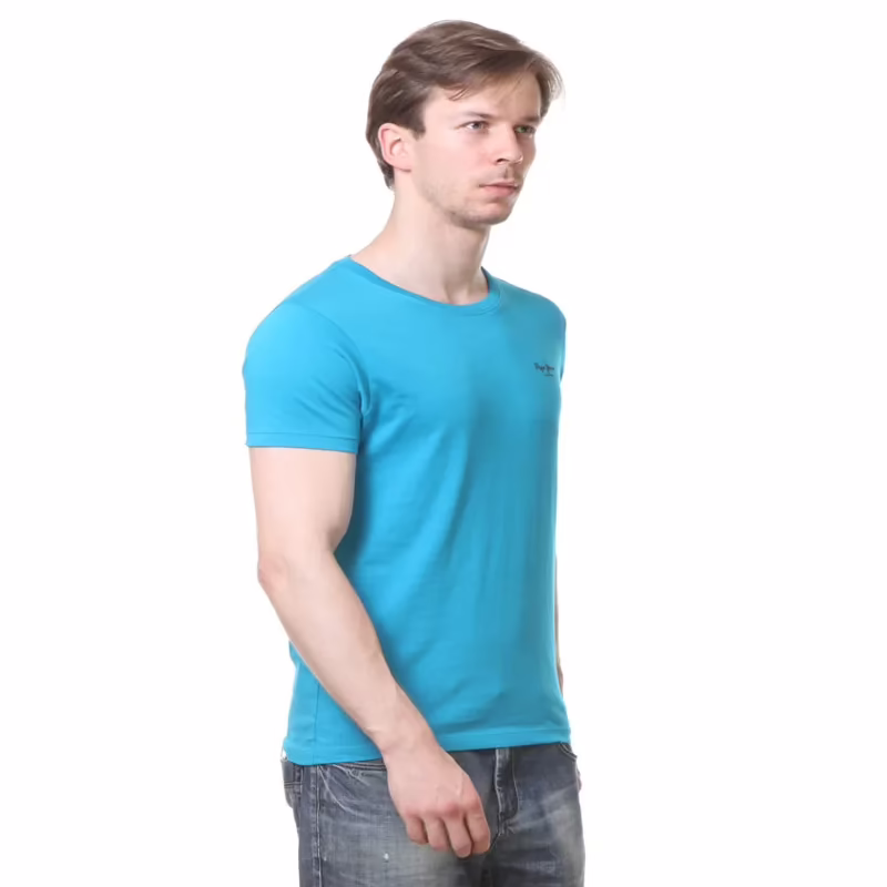 Season Pepe Jeans Blue Round T Shirts - Image 4