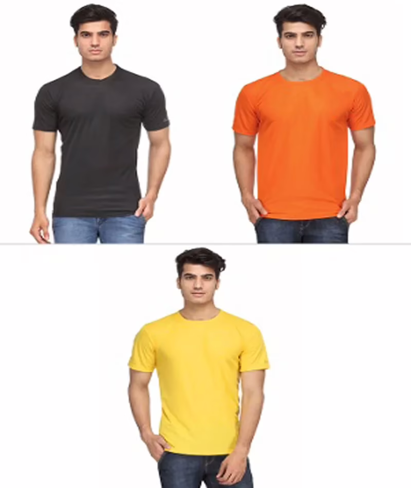 Season Men's Polyester T-shirt -Multi