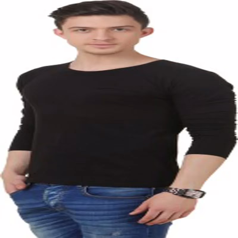 Season Men's Scoop Neck Black T-Shirt - Image 2