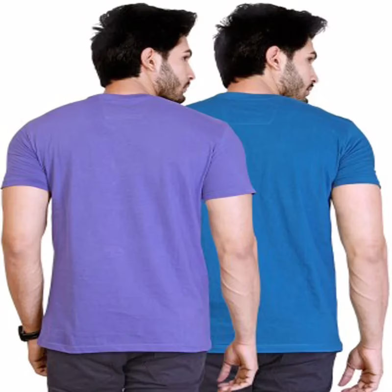 Season Men's Henley Multicolor T-Shirt - Image 2
