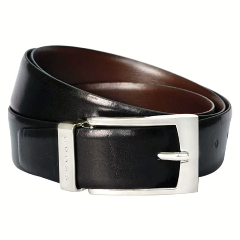 Black Leather Formal Belts