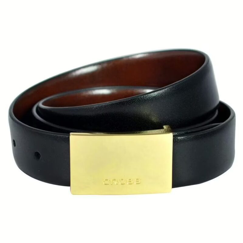 Black Leather Formal Belts
