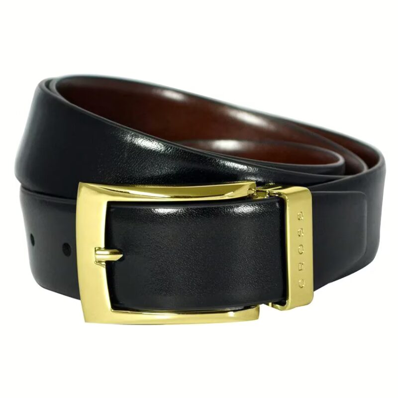 Black Leather Formal Belts