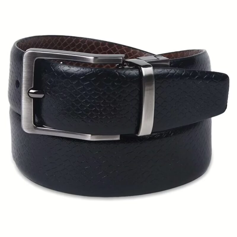 Black Leather Formal Belts