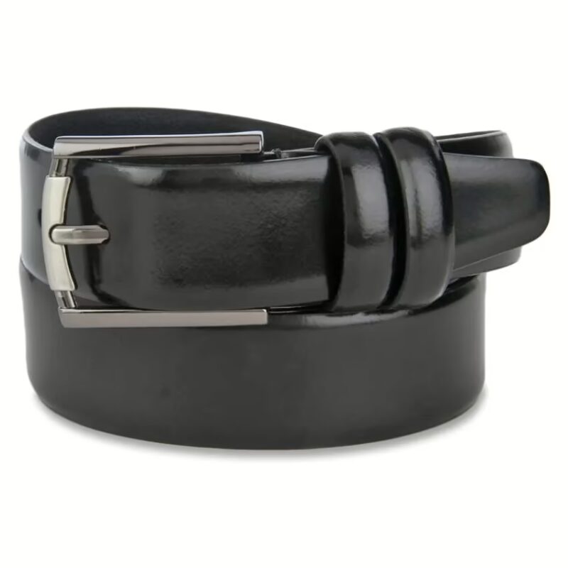 Black Leather Formal Belts
