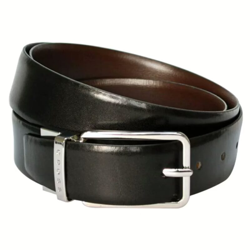 Black Leather Formal Belts