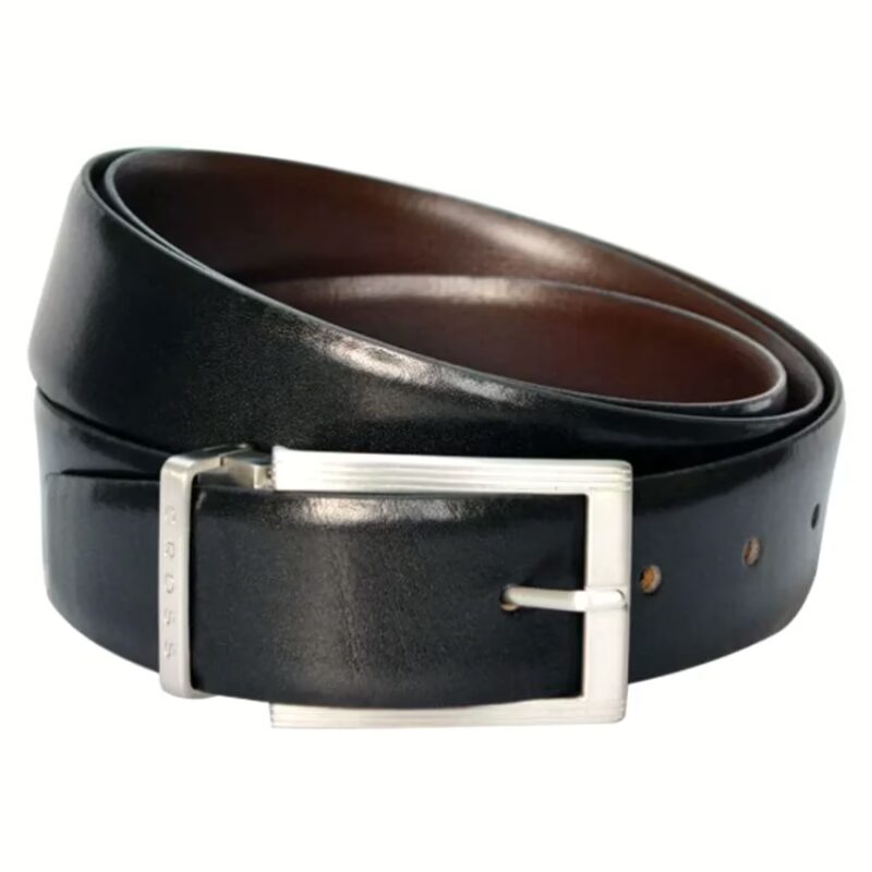 Black Leather Formal Belts