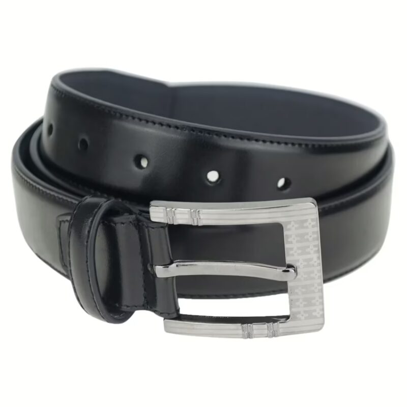 Black Leather Belt For Men