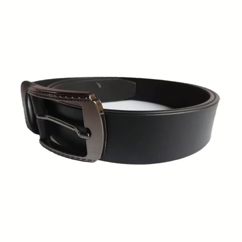 Black Leather Belt for Men