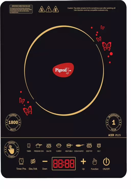 Pigeon Acer plus Induction Cooktop??(Black, Touch Panel)