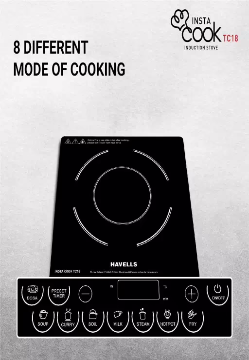 Havells Insta Cook TC 18 Induction Cooktop??(Black, Touch Panel)