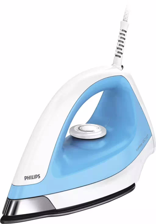 PHILIPS by PHILIPS GC157/02 1100 W Dry Iron (White, Blue)