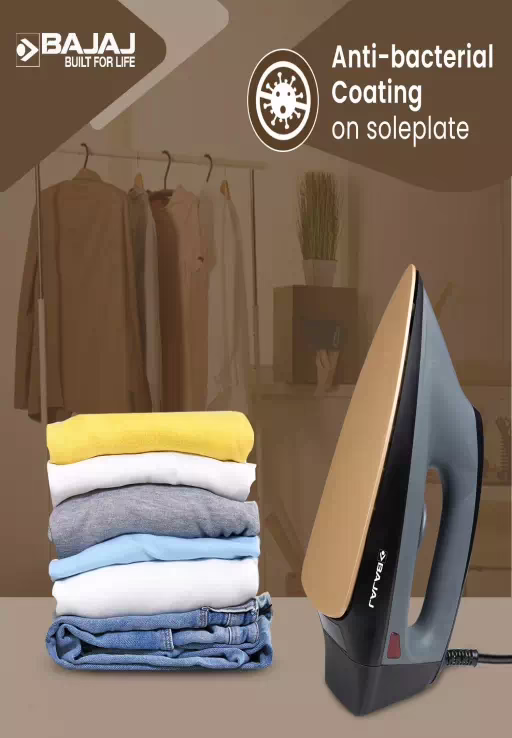 BAJAJ HERCULO 1100 W Dry Iron??(BLACK & GREY)