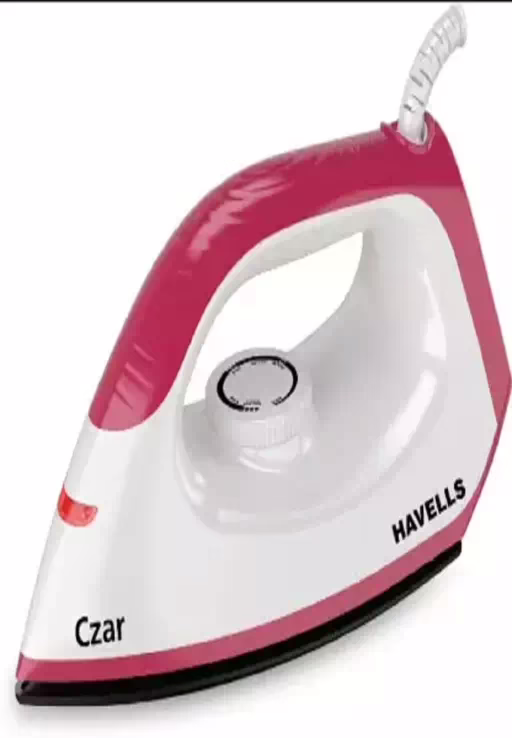 HAVELLS CZAR DRY IRON 1000 WATT 1000 W Dry Iron??(RUBY AND WHITE)
