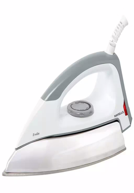 HAVELLS Evolin (GHGDIAQE110) 1100 W Dry Iron??(Grey White)