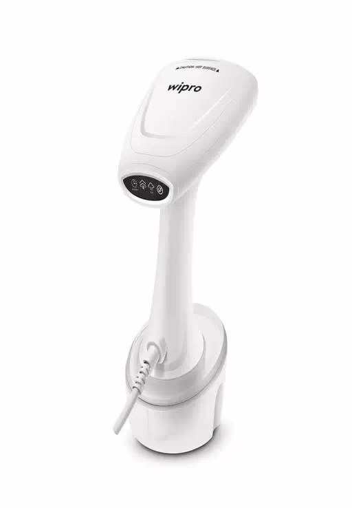 Wipro Garment Steamer |Two level Digital Control Steam Rate | Auto shut off 1380 W Garment Steamer??(White) - Image 3