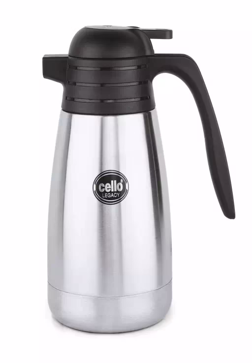 Cello Legacy Vacusteel Flask 600 ml Flask??(Pack of 1, Silver, Steel)